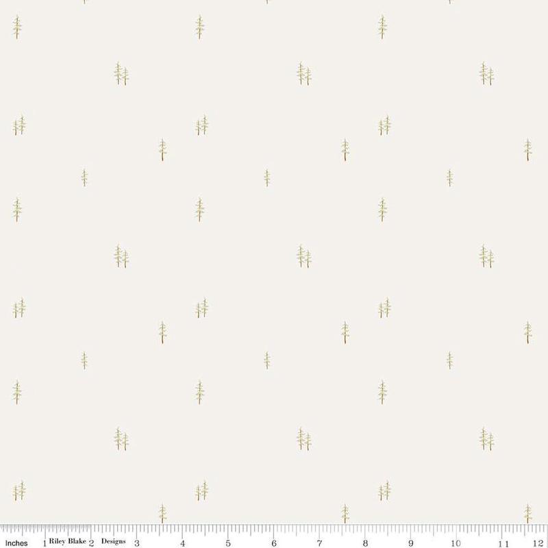 Fabric Riley Blake Tree-mendous Hush Hush 4 by the Quarter Yard C15431 ...